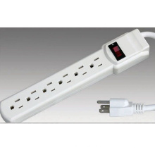 6 outlet 790 Joule Surge Protetor Power Plug Power Strip